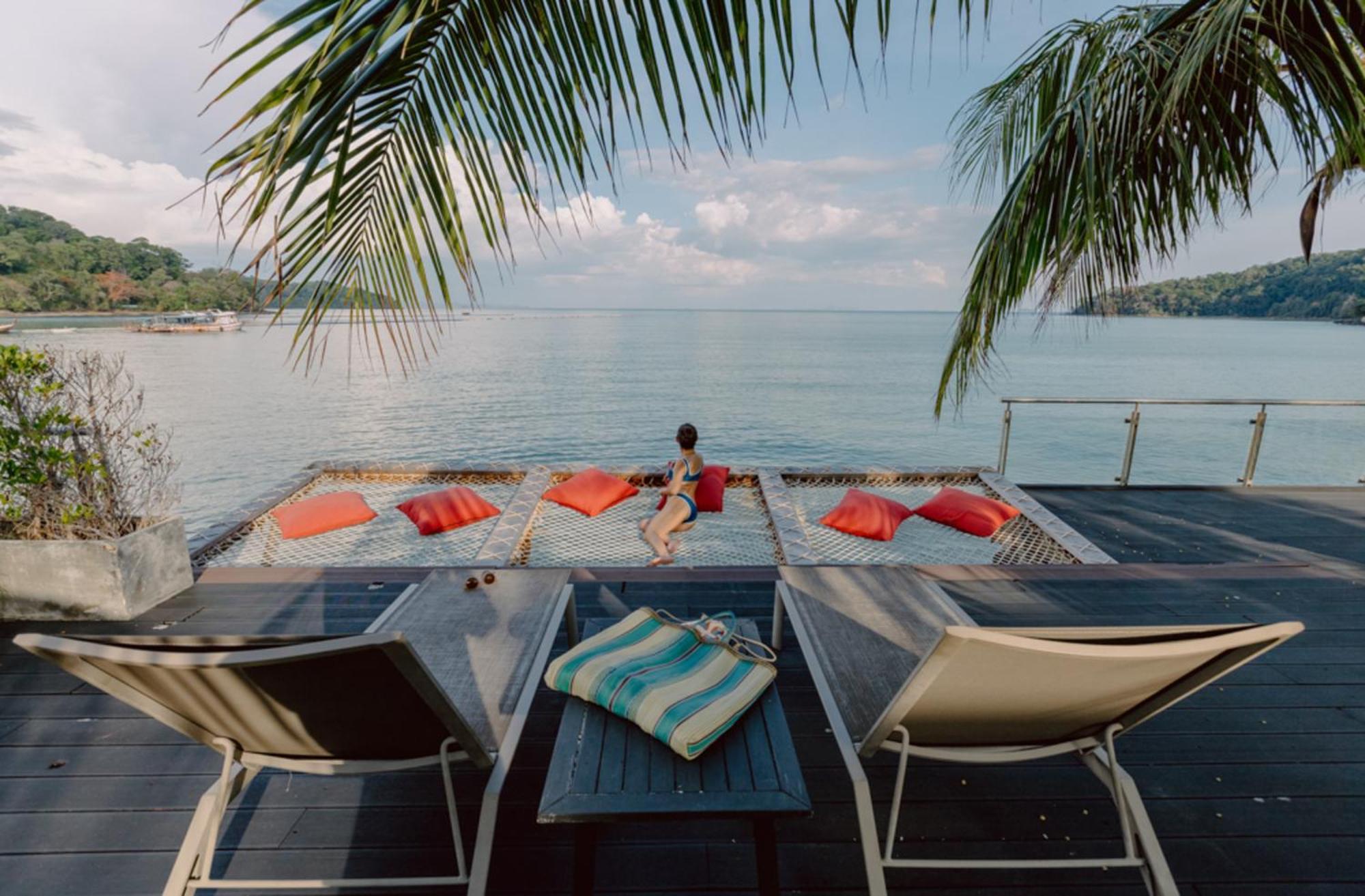 Hotel Tide Phuket Beachfront Exterior photo View of the Andaman Sea from the resort